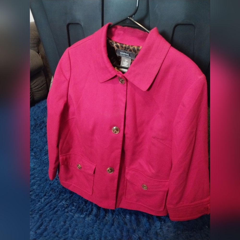 George Women's Red Blazer